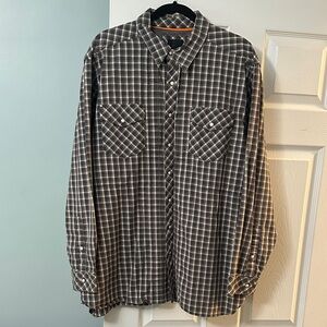 5.11 Tactical Black and White Plaid Shirt